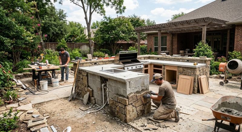 Outdoor Kitchen Remodeling in Conroe, TX