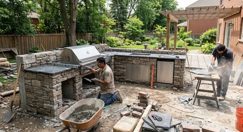 Outdoor Kitchen Renovation in Napa, CA