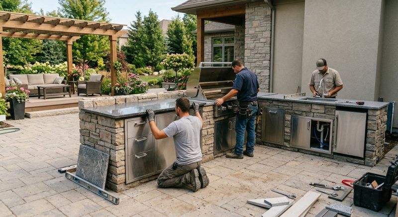 Outdoor Kitchen Renovation in Santa Rosa, CA