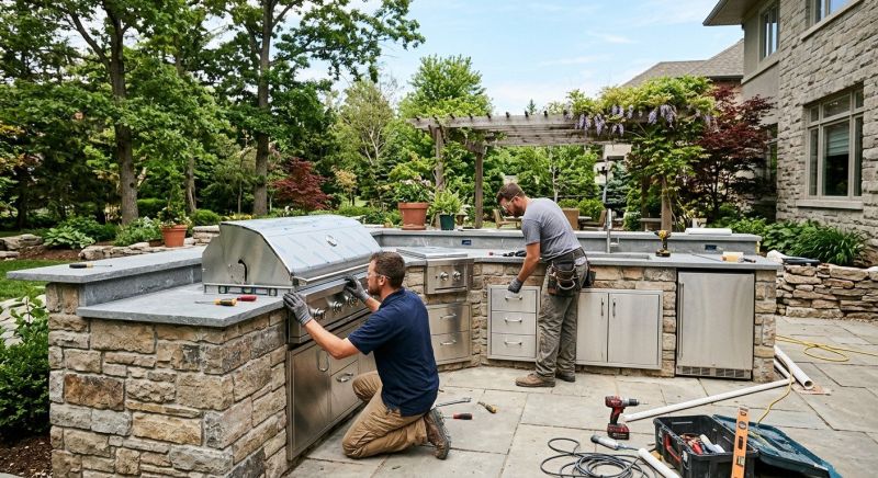 Outdoor Kitchen Renovation in Summerville, SC